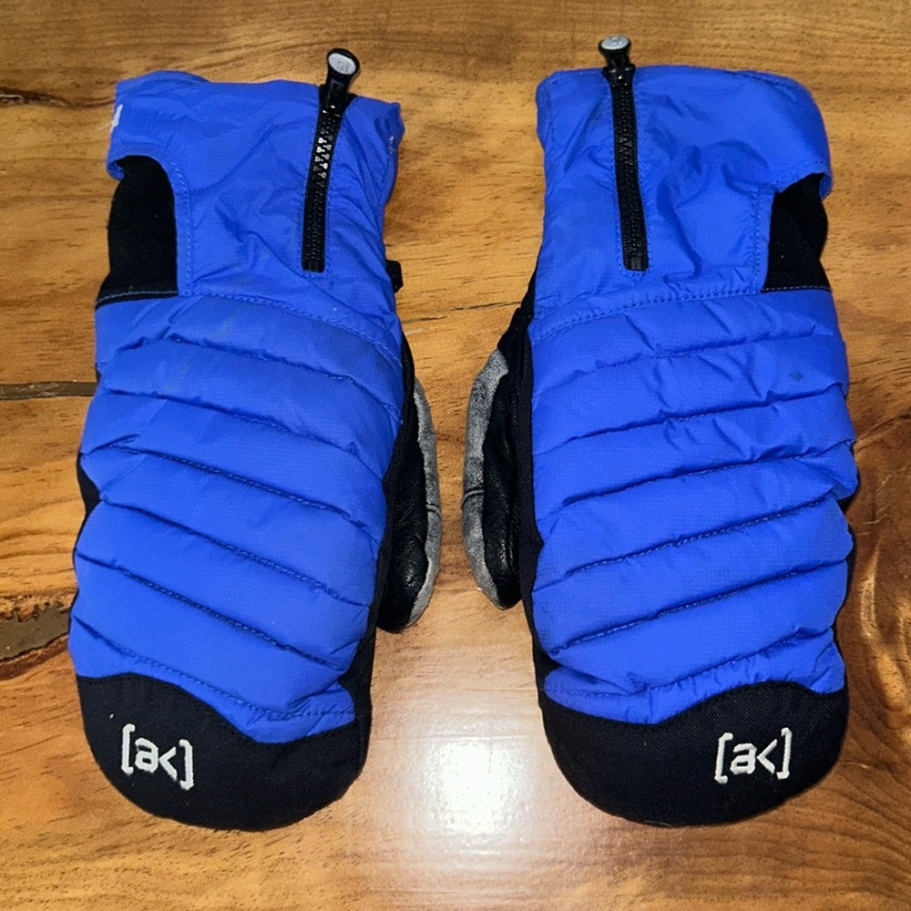 BURTON AK OVEN MITT MITTEN - PURPLE SIZE SMALL - WINDSTOPPER INSULATED GLOVES
